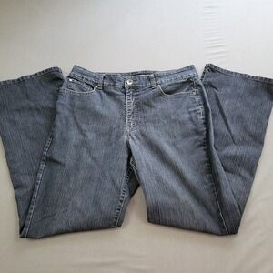 Nine West Jeans Women's Size 14 Bootcut Dark Wash Denim Marianna Stretch